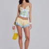 Maribel kanten cami-top