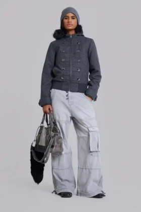 Marl militaire jas met capuchon
