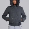 Marl militaire jas met capuchon