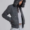 Marl militaire jas met capuchon