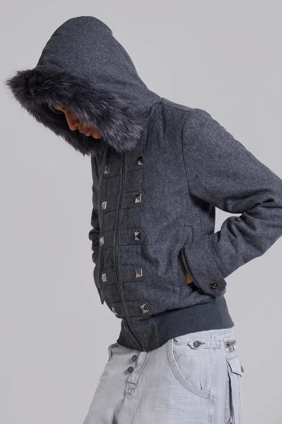 Marl militaire jas met capuchon