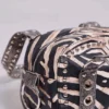Marza PU-leren tas met studs in zebraprint