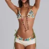 Mavie mini-short met knopen