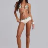 Mavie mini-short met knopen