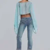 Met de hand geregen Cooper-Jeans met bootcut