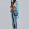 Met de hand geregen Cooper-Jeans met bootcut