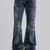 Middenblauwe Drift-jeans met bootcut