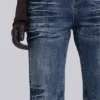 Middenblauwe Drift-jeans met bootcut