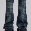 Middenblauwe Drift-jeans met bootcut