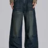 Middenblauwe Slub Colossus Jeans