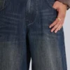 Middenblauwe Slub Colossus Jeans
