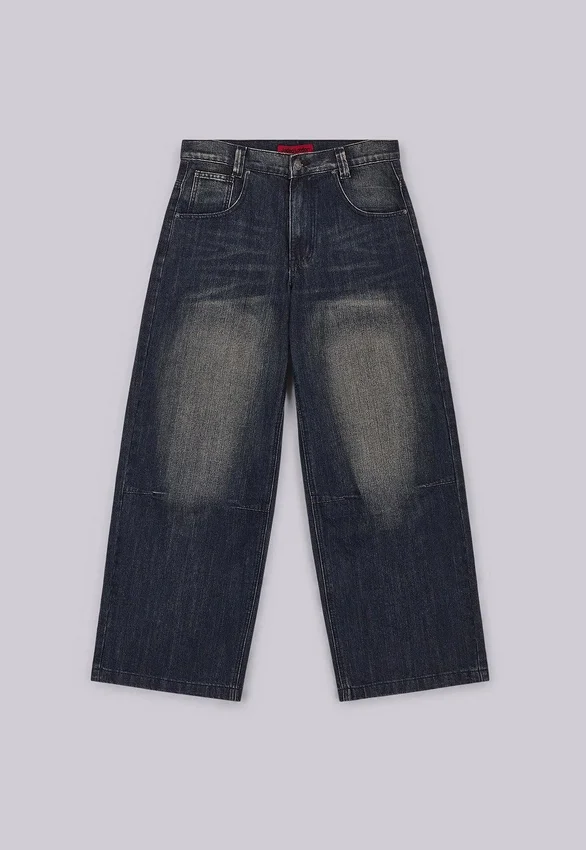 Middenblauwe Slub Colossus Jeans