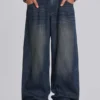 Middenblauwe Slub Colossus Jeans