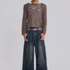 Middenblauwe Slub Colossus Jeans