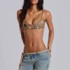 Mirielle PU-leren bra-top