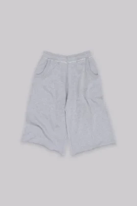 Monster 3/4 grijze gemêleerde korte broek