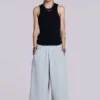 Monster 3/4 grijze gemêleerde korte broek