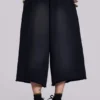 Monster 3/4-shorts in gewassen zwart