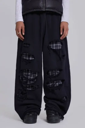 Monster Joggers met geruite laagjes