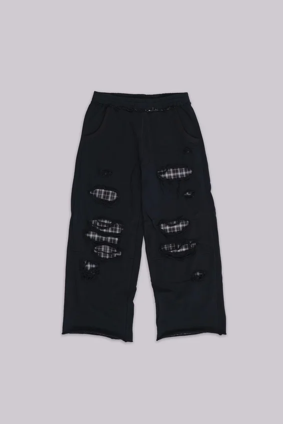 Monster Joggers met geruite laagjes