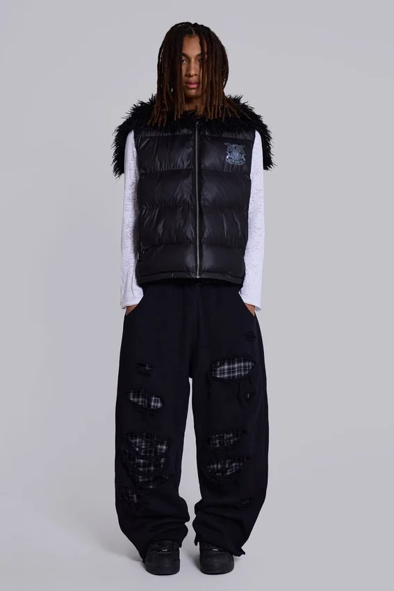 Monster Joggers met geruite laagjes