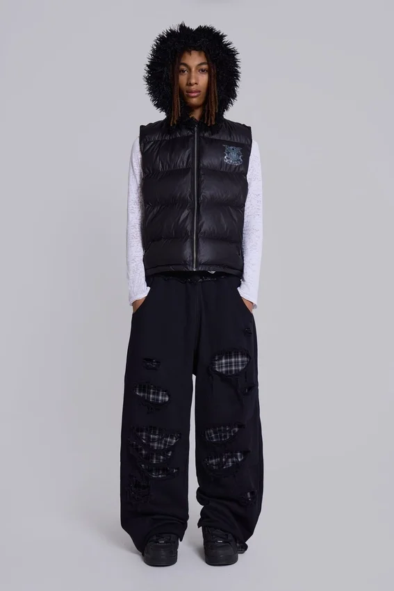 Monster Joggers met geruite laagjes