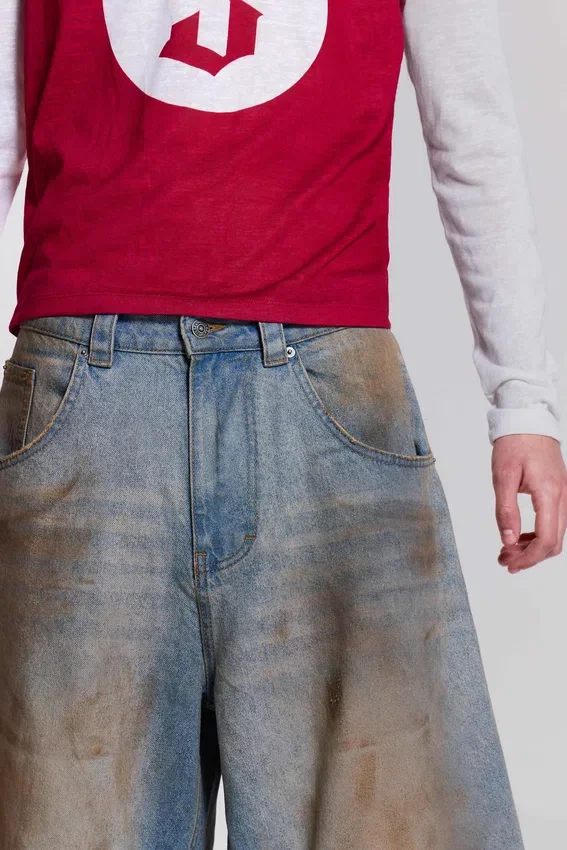 Mud Wash Colossus-jeansshort