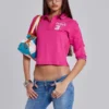 Nella-poloshirt in roze