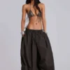 Nexis nylon Parachute Pants in kaki
