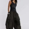 Ramona Burnout-vesttop in zwart