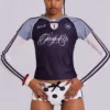 No.13 voetbal-minishort met stippen