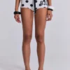 No.13 voetbal-minishort met stippen