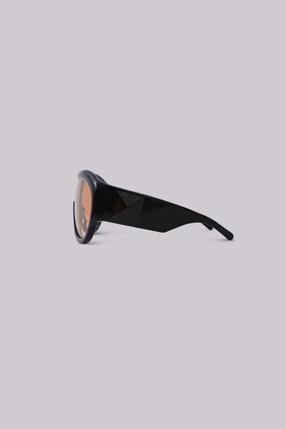 Noctra XL Stud-zonnebril in amber