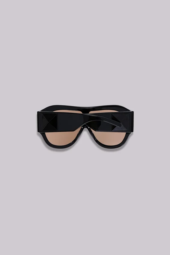 Noctra XL Stud-zonnebril in amber