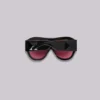 Noctra XL Stud-zonnebril in damson