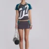 Nr. 5 voetbalskort met vetersluiting