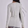 Oatmeal Mist mini-jurk