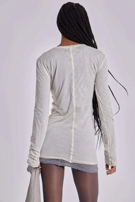 Oatmeal Mist mini-jurk
