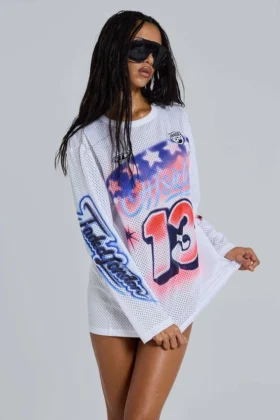 Off-Side Airbrush Airtex oversized T-shirt