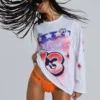 Off-Side Airbrush Airtex oversized T-shirt