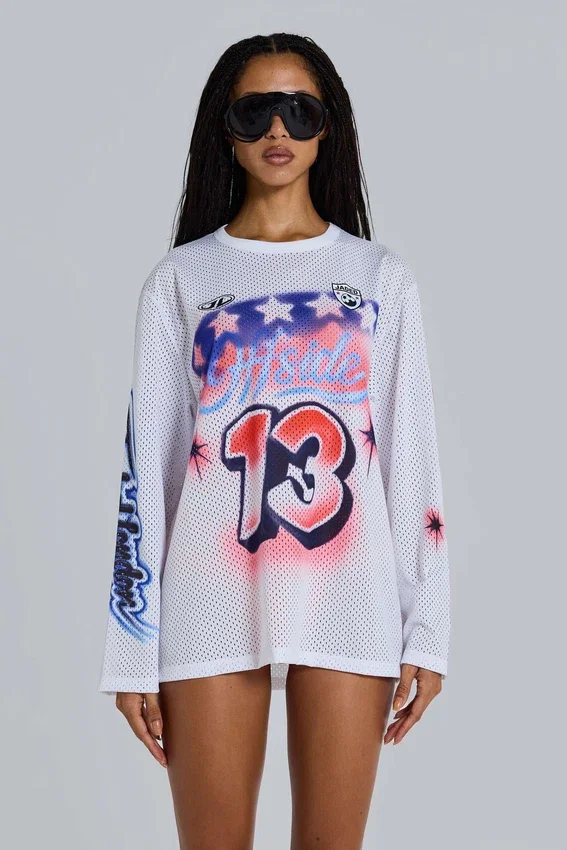 Off-Side Airbrush Airtex oversized T-shirt