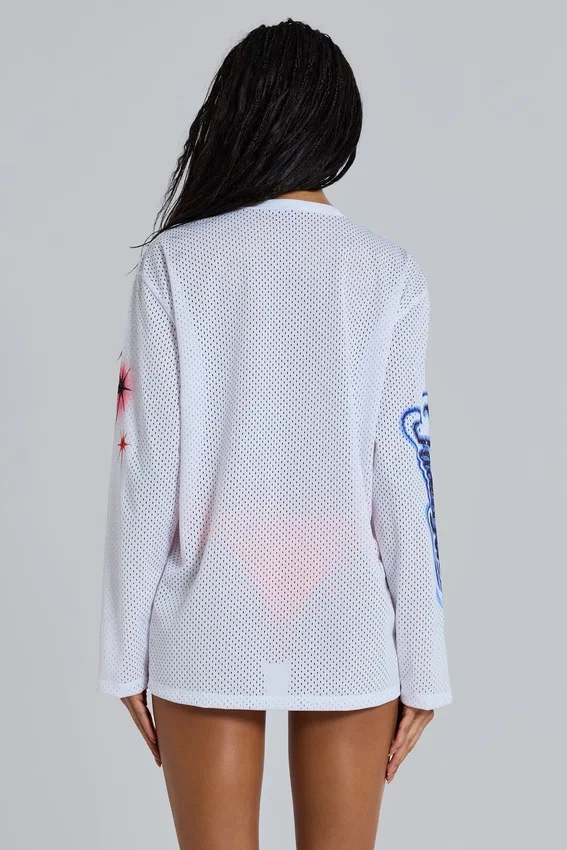 Off-Side Airbrush Airtex oversized T-shirt