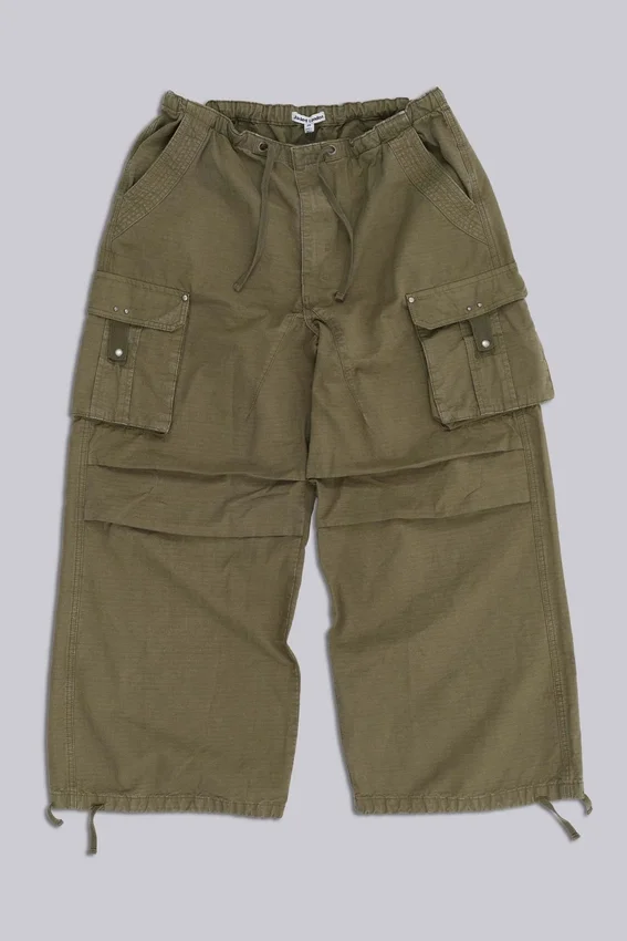 Olijfgroene XL Parachute Cargo-cargobroek