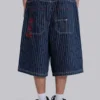 Ollie-jorts met krijtstreep