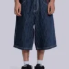 Ollie-jorts met krijtstreep