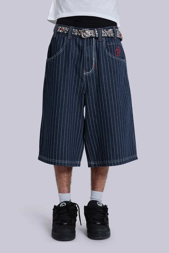 Ollie-jorts met krijtstreep