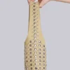 Osmium leren tas met studs in crème