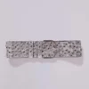 Osmium-riem met studs in zilver