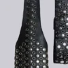 Osmium-riem met studs in zwart