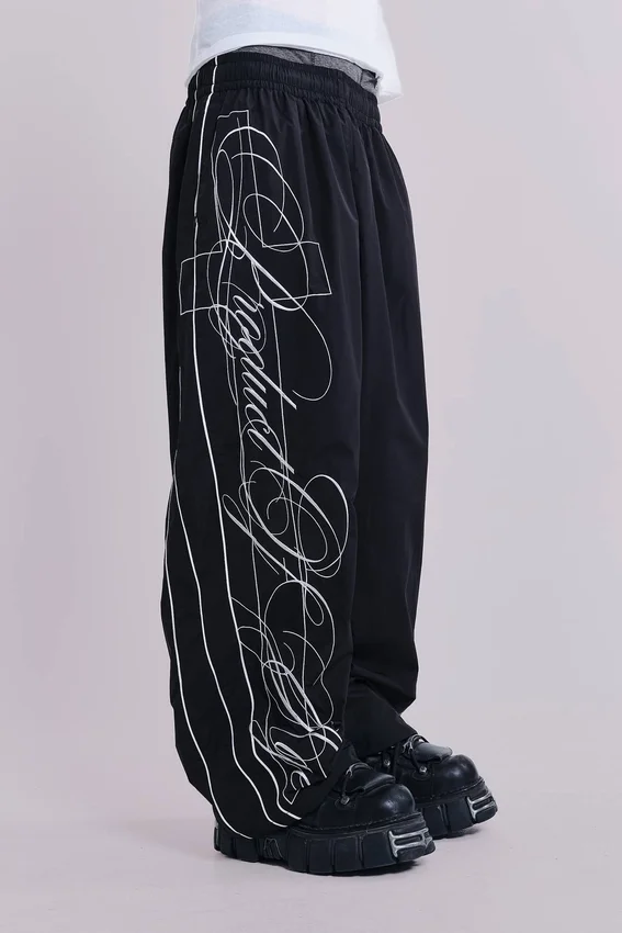 P.O.A. Zwarte Vapor-trainingsbroek Broek
